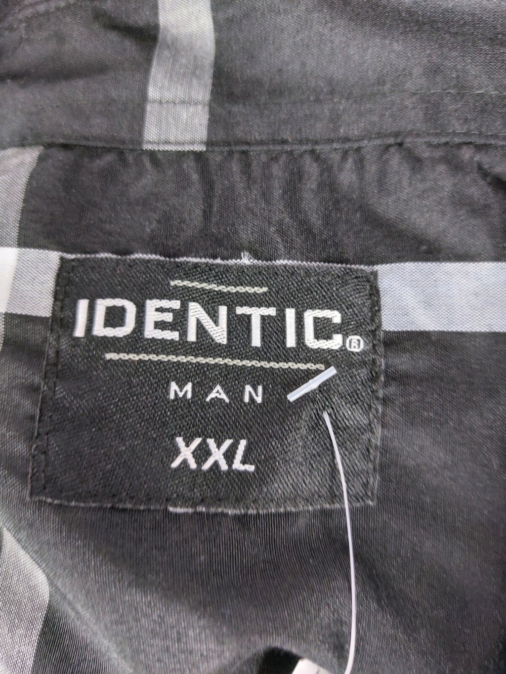 EK4348 Herren Hemd von Identic, schwarz kariert, Gr. 2XL5