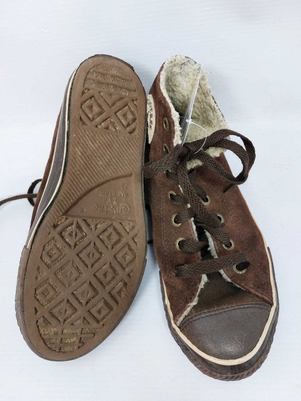 ES0536 Kinder Sneaker von Converse, braun, Gr. 34 gefüttert4