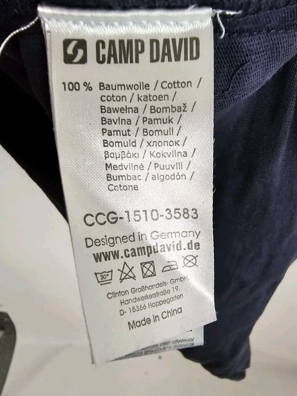 EK9299 Herren Hemd Camp David Gr.M Blau5