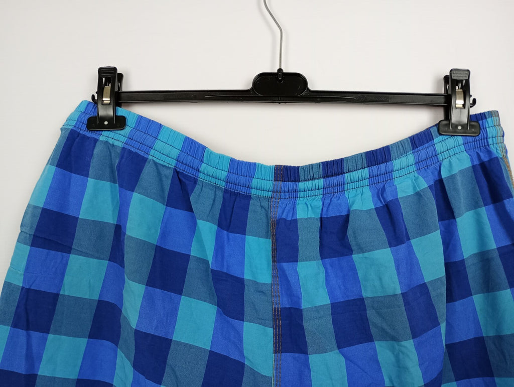 EK5247 Herren kurze Hose von Fotouhi, blau kariert, Gr. 3XL6