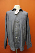 EK0142 Herren Hemd von Roger Kent, XL, blau, kariert0