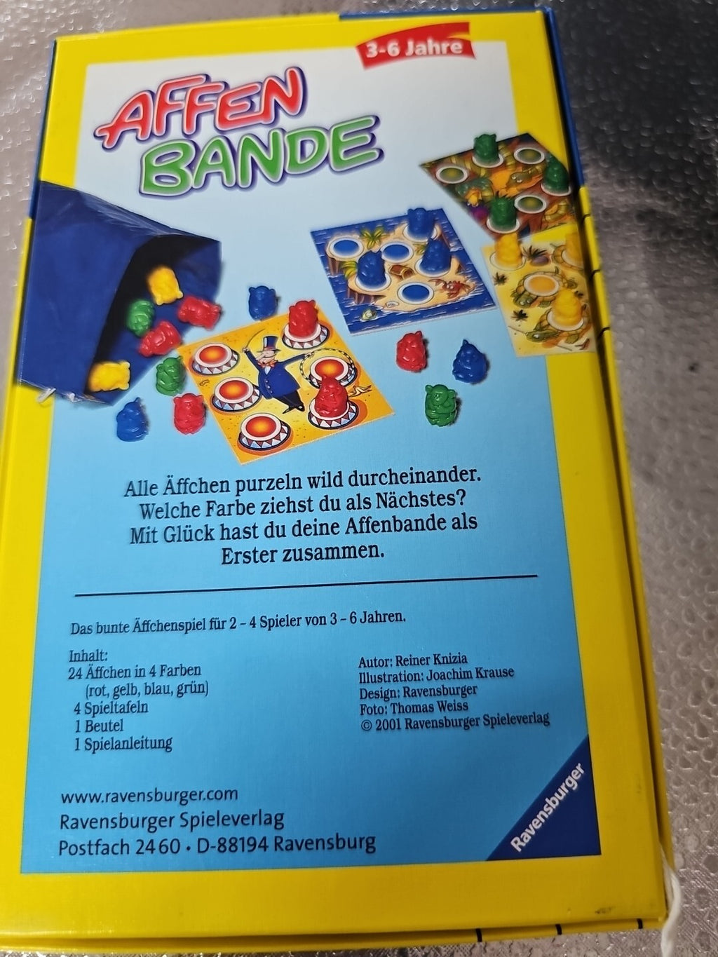 EB 335 Ravensburger Mitbringspiel Reisespiel Kinderspiel kompakt,  zum Mitnehmen1