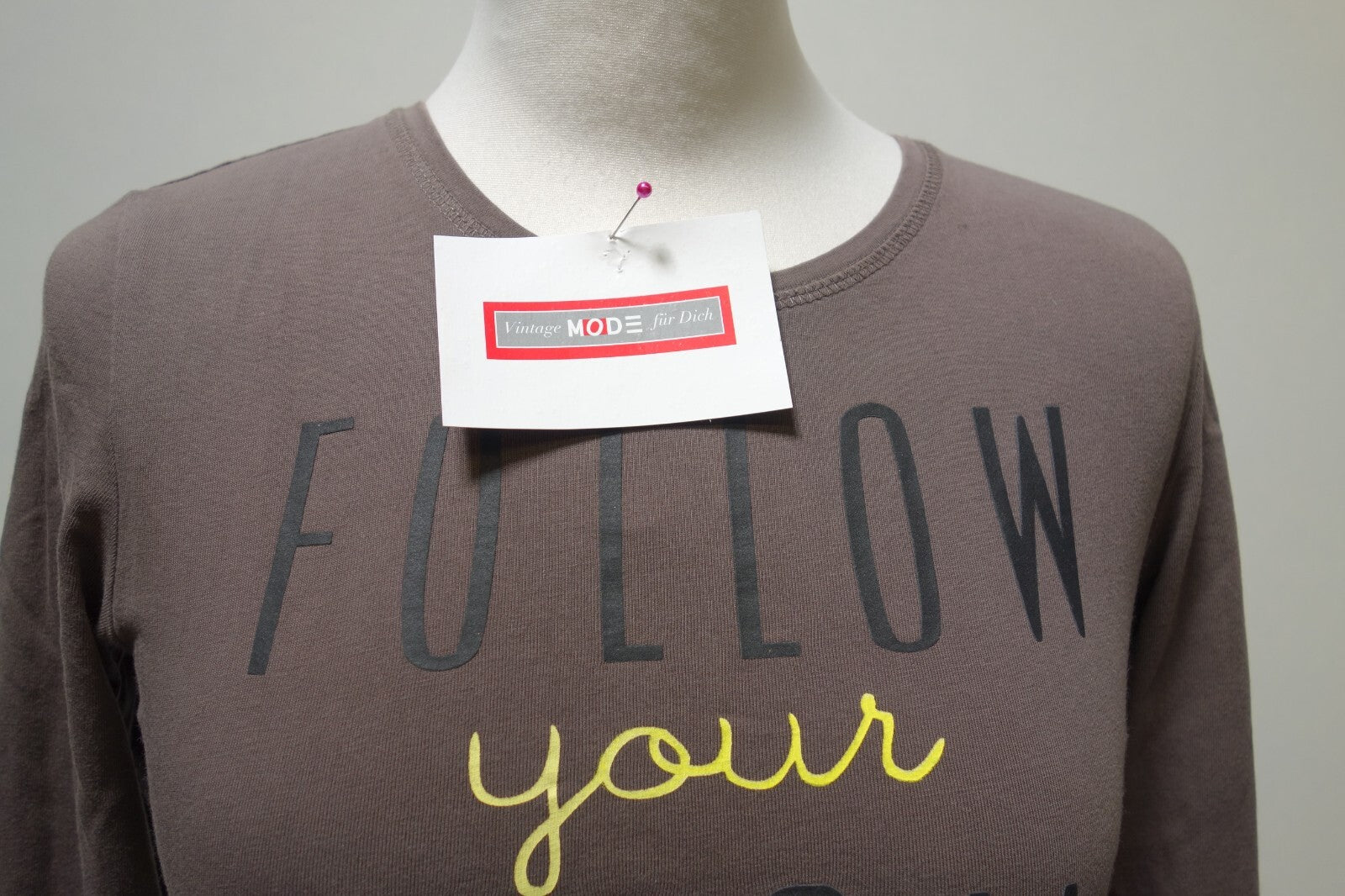 EK0770 Mädchen Langarmshirt von s.Oliver, braun, Gr. 1641