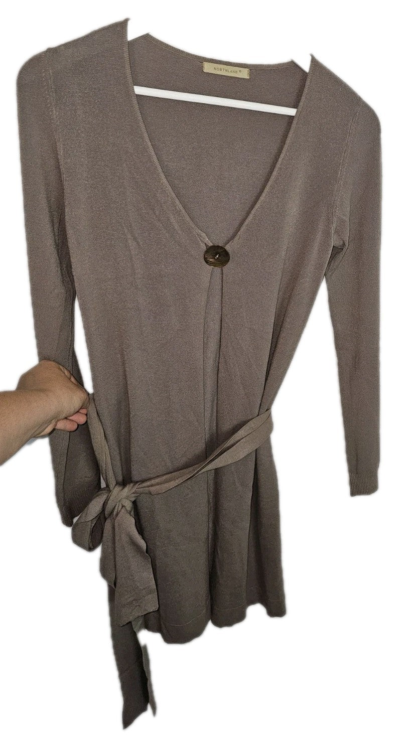 EK9014 Damen Strickjacke von Northland, braun, Gr. M/L1