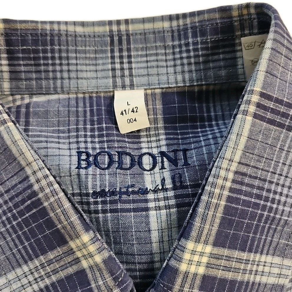 EK10565 Herren Hemd von Bodoni, Blau, Gr. L2