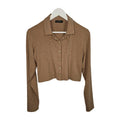 EK8010 Damen Langarmshirt von Urban Surface, braun, Gr.L0