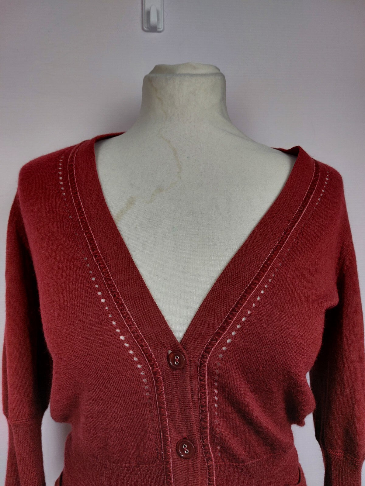 EK4774 Damen Strickjacke von Mexx, rot, Gr.M1