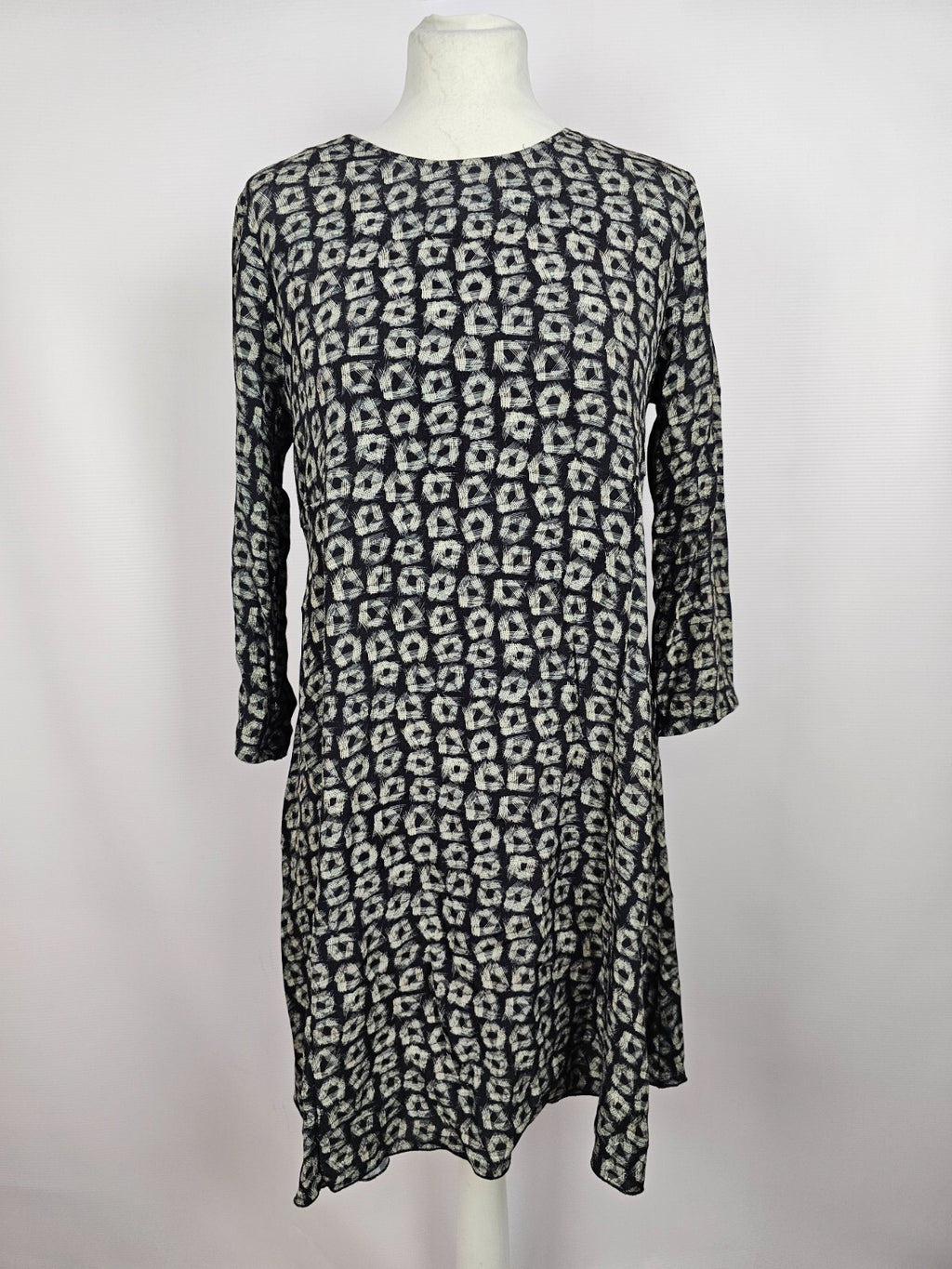 EK5342 Damen Kleid von Marc O`Polo, schwarz/beige, Gr. 360