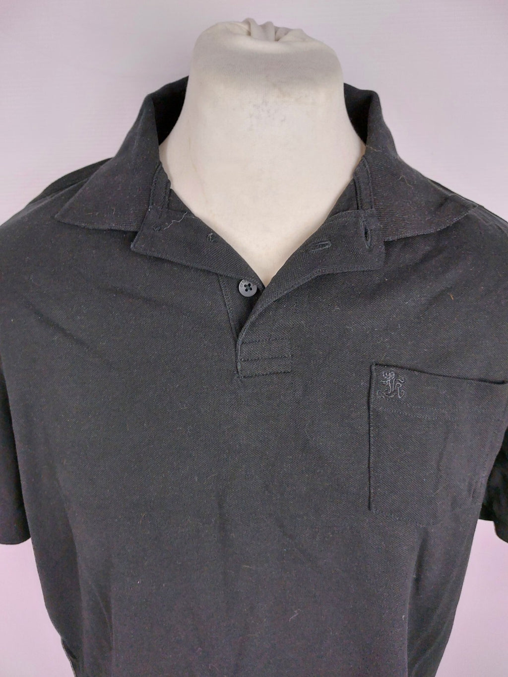 EK3953 Herren Polo von Otto Kern, schwarz, Gr. 2XL1