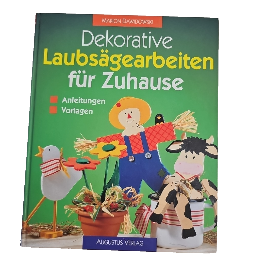 EB354 Dekorative Laubsägearbeiten für Zuhause – mit Vorlagen - Hardcover0