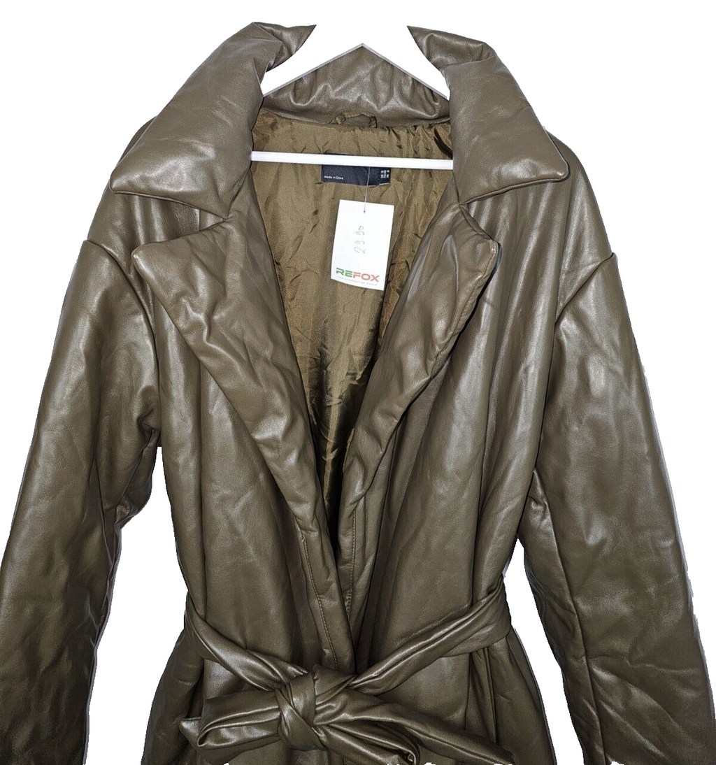 EK6916 Damen Mantel von Asos, Olivengrün,  Gr. 401