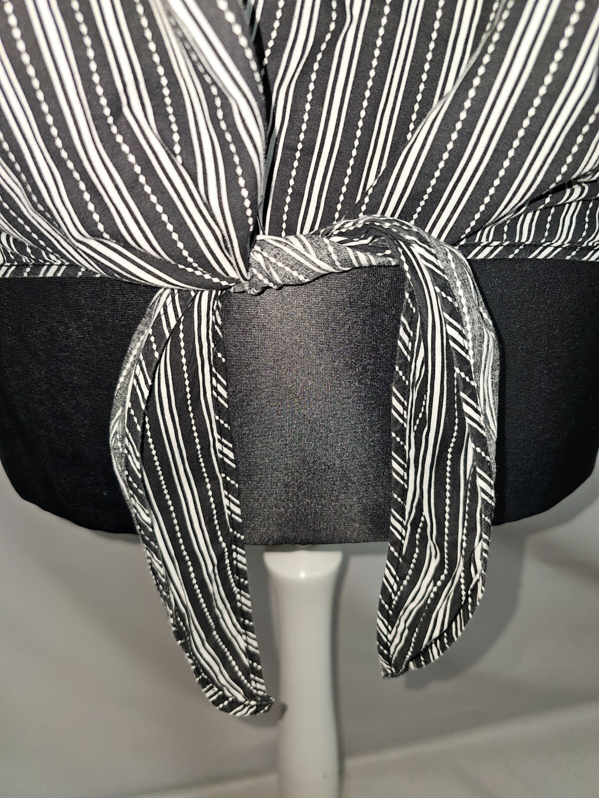 EK6519 Damen Bluse von Yessica, schwarz-weiß, Gr.424