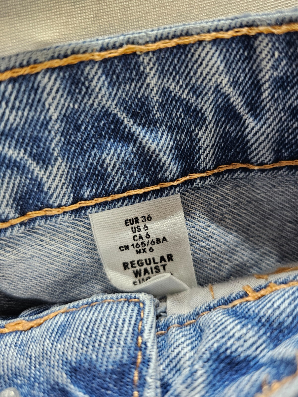 EK6106 Damen Shorts von H&M, blau, Gr. 363