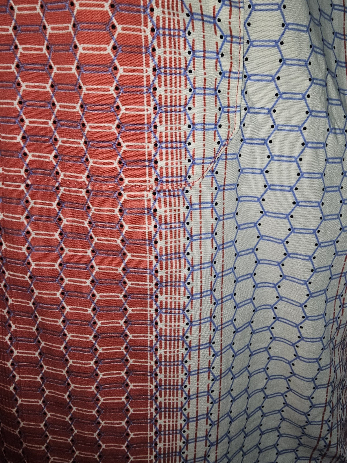 EK8792 Herren Hemd von Casa Blanca, rot-weiß, Gr.M1