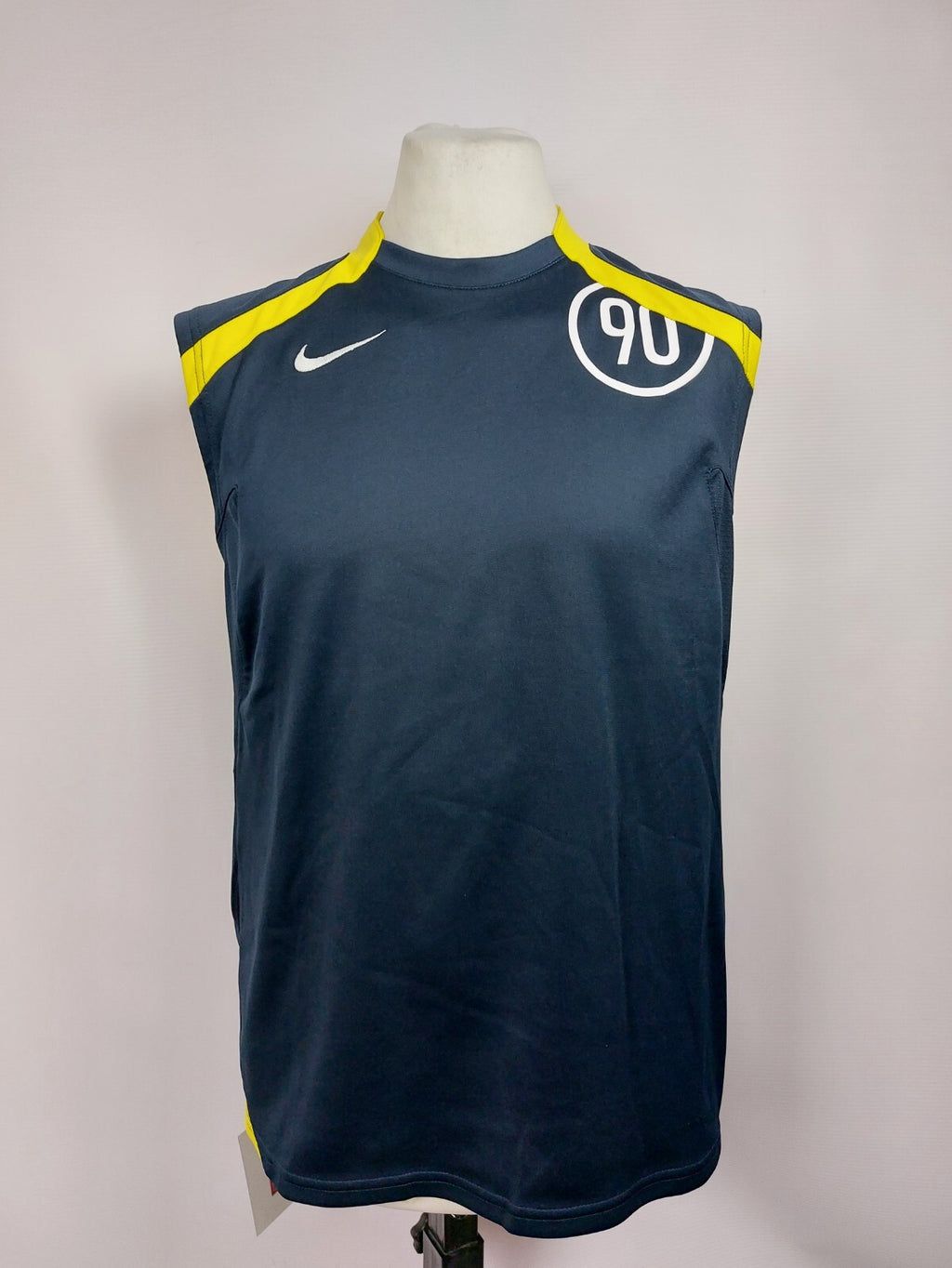 EK3000 Herren Sport Shirt von Nike, schwarz/gelb, Gr. M0