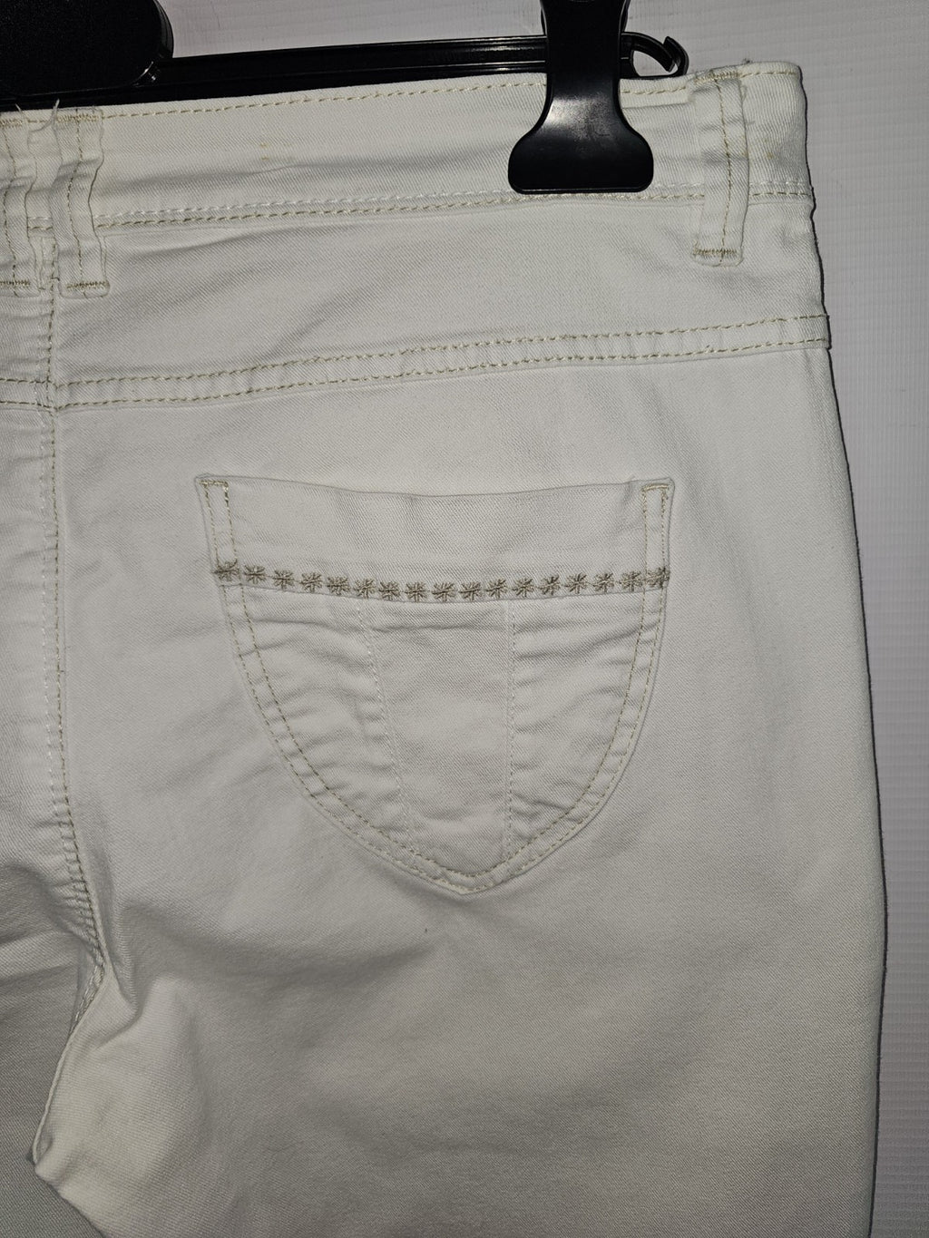 EK9859 Damen 3/4 Jeans von Jessica C&A, weiß, Gr.424