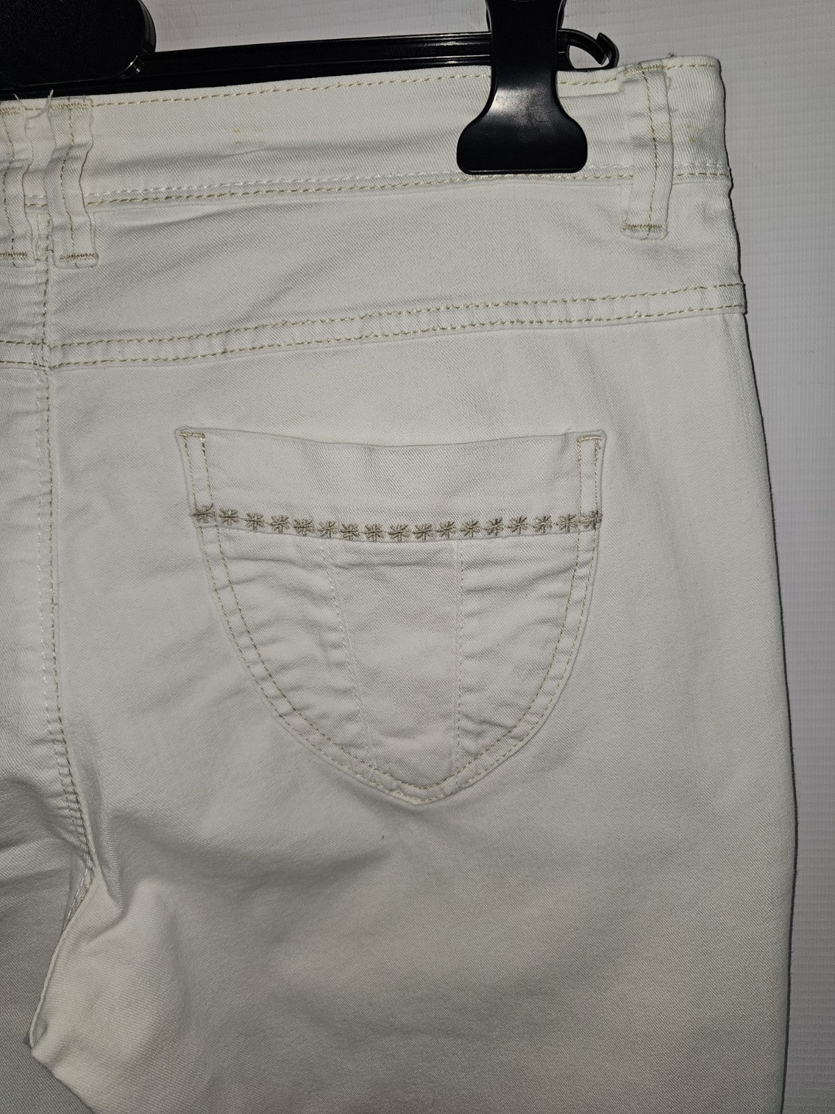 EK9859 Damen 3/4 Jeans von Jessica C&A, weiß, Gr.424