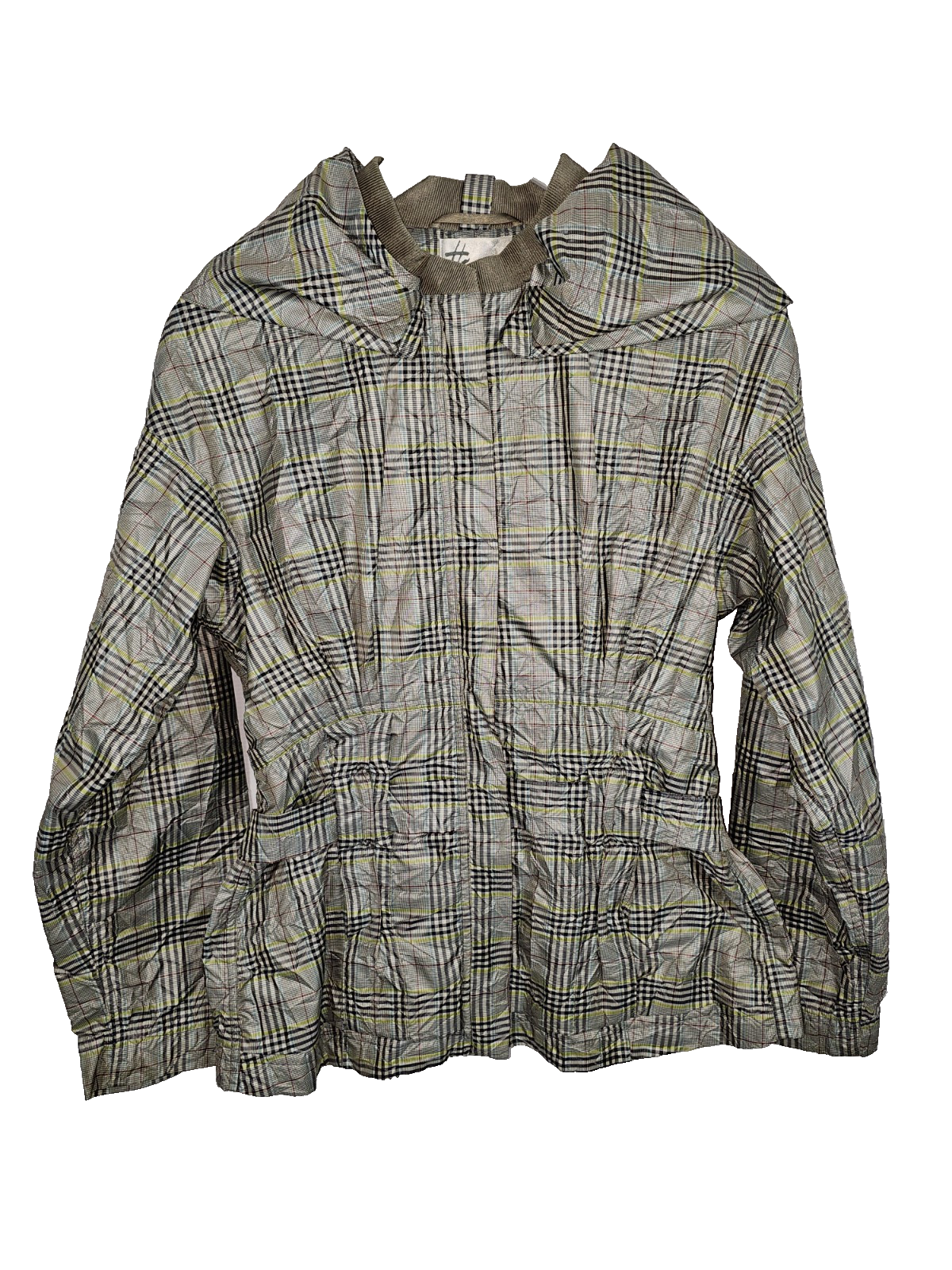 EK7503 Damen Windjacke von Beate Heymann, Mehrfarbig Kariert, Gr.M0