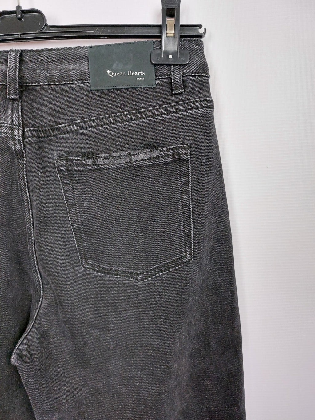 EK2002 Damen Jeans von Queen Hearts, schwarz, Gr. M7