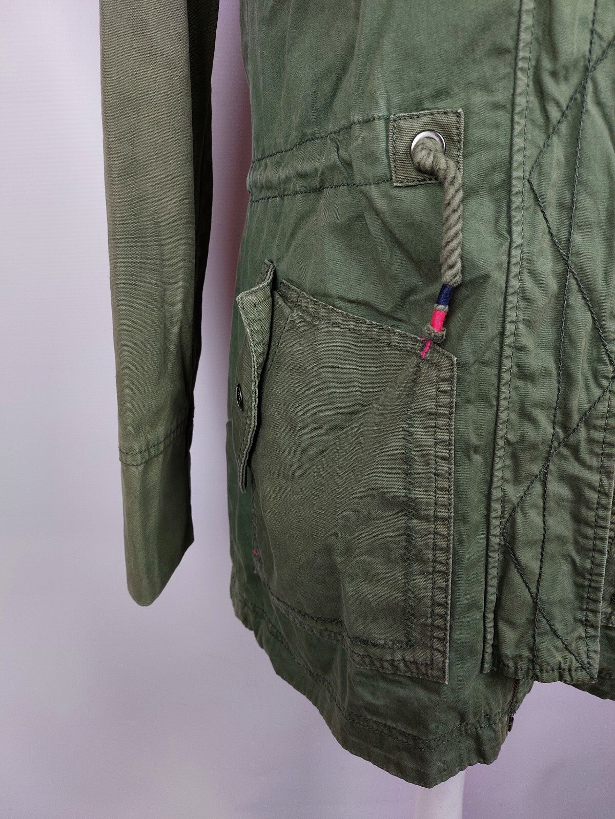 EK3457 Mädchen Jacke von s.Oliver, grün, Gr.1643