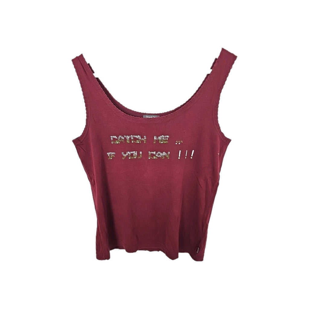 EK6030 Damen T-Shirt Street One Gr.38 Rot Brustumfang 41cm Länge 44cm0