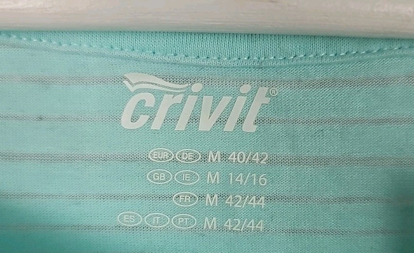 EK9481 Damen T-Shirt Crivit Gr.40 Blau1