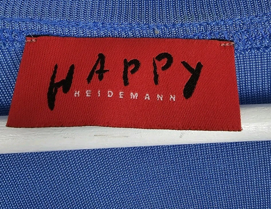 EK10536 Damen T-Shirt Happy Heidenmann Gr.38 Blau1