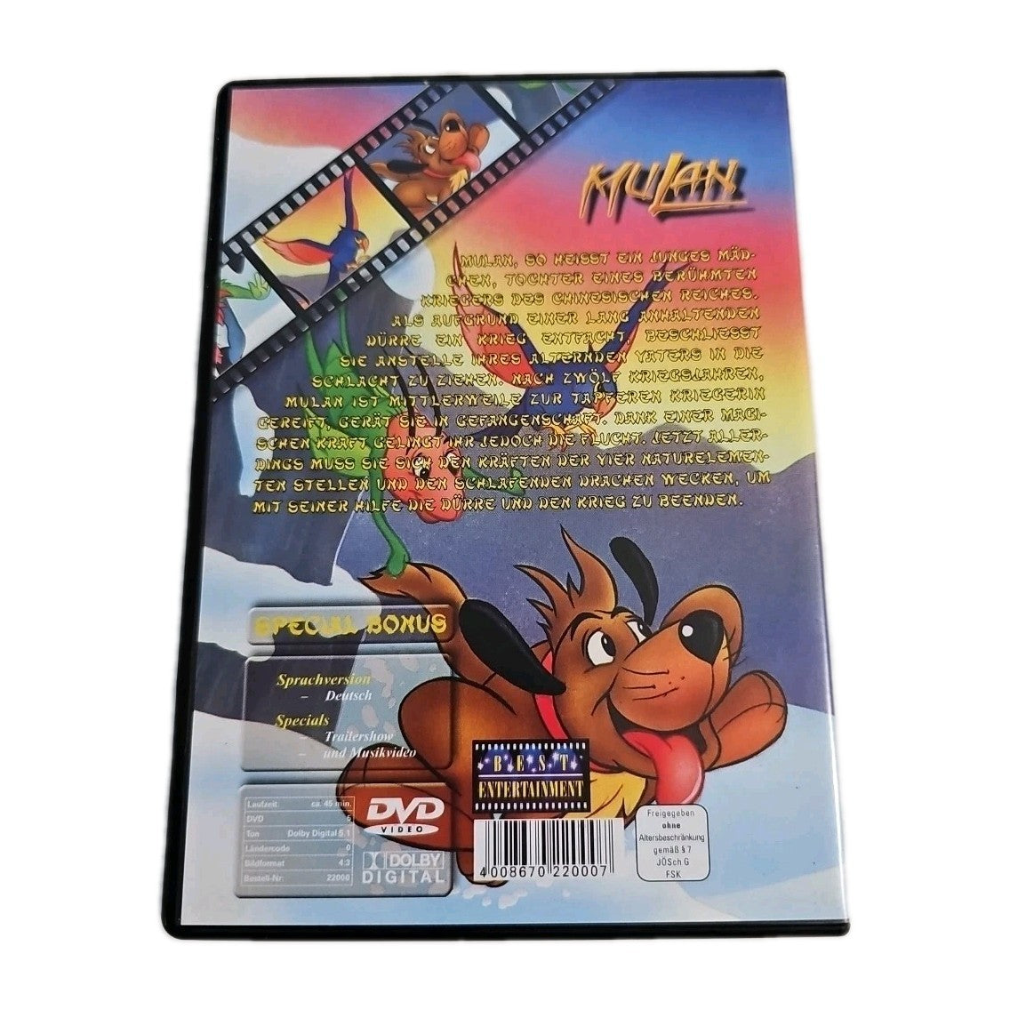EB3233 Mulan (DVD - Zeichentrick Kinderfilm)1