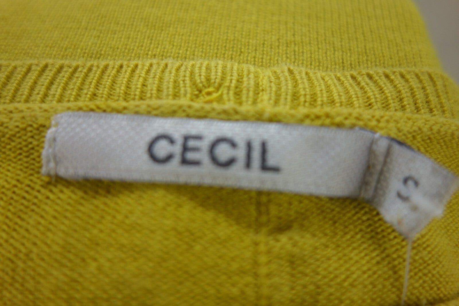 EK1710 Damen Pullover von Cecil, gelb, Gr. S4