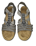 ES766 Damen Pumps von Rieker, Grau, Gr. 390