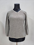 EK6265 Damen Pullover von Serena Malin, grau, Gr.400