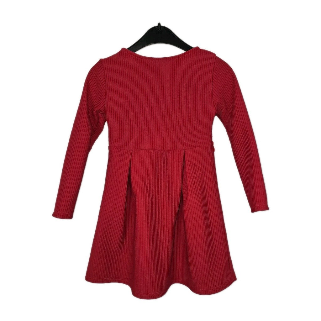 EK11321 Kinder Kleid, Rot, Gr. 1042