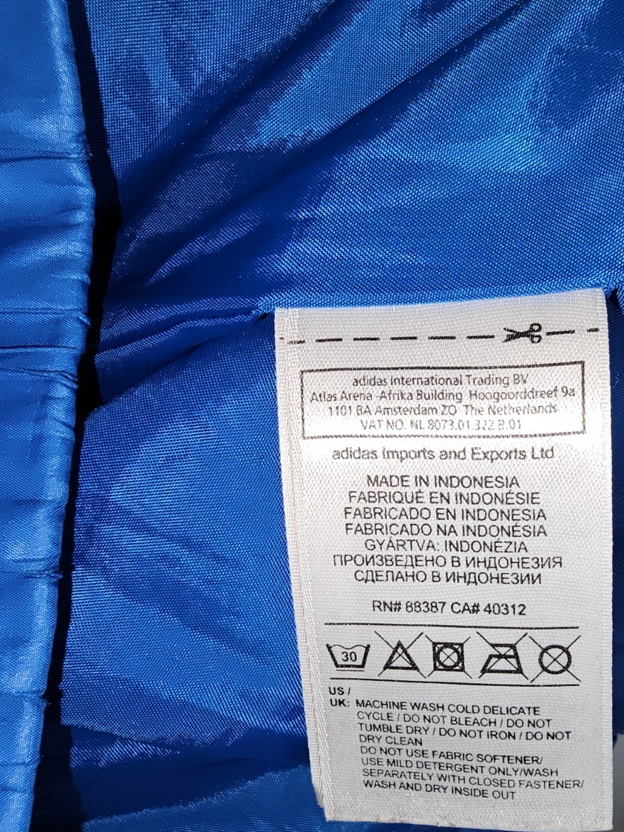 EK7588 Damen Jacke von Adidas, blau, Gr.403