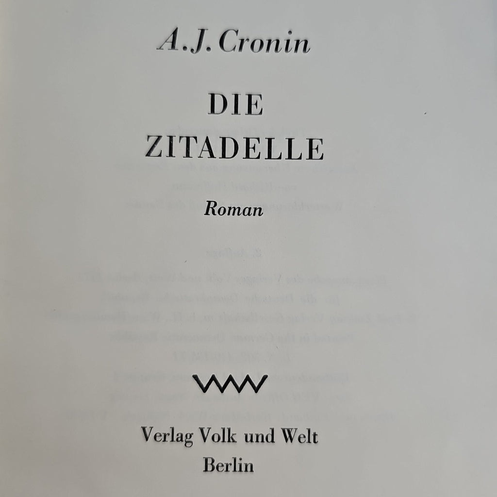 EB3792 Die Zitadelle von A. J. Cronin2
