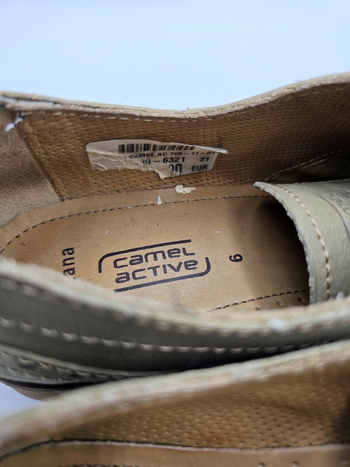 ES0026 Damen Halbschuhe von Camel Active, grau, Gr. 65