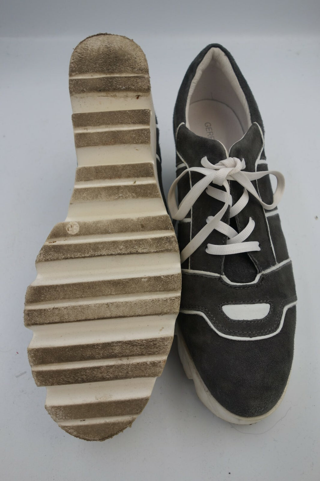 ES0040 Damen Schuhe mit Plateau von Gerry Weber, grau, Gr. 405