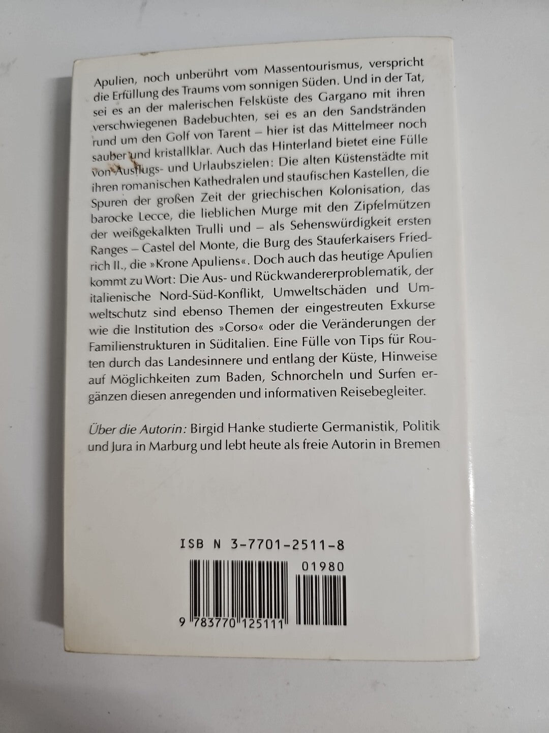 EB1510 Apulien von Nana Claudia Nenzel | Buch | Zustand gut5