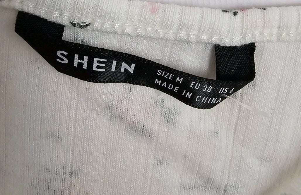 EK9663 Damen Trägershirt von SheIn, weiß, Gr.M1