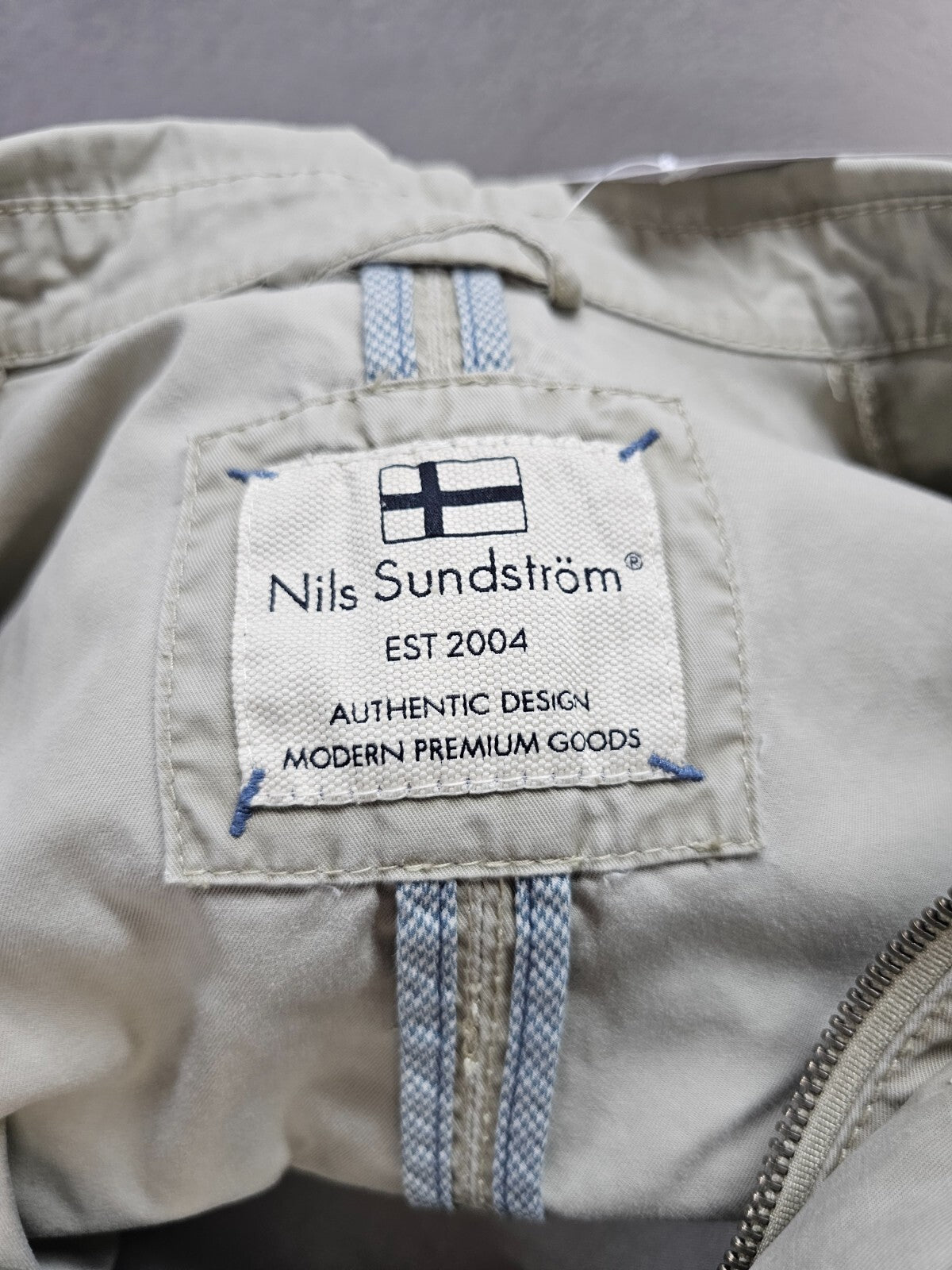 EK5269 Herren Jacke von Nils Sundström, beige, Gr. 524