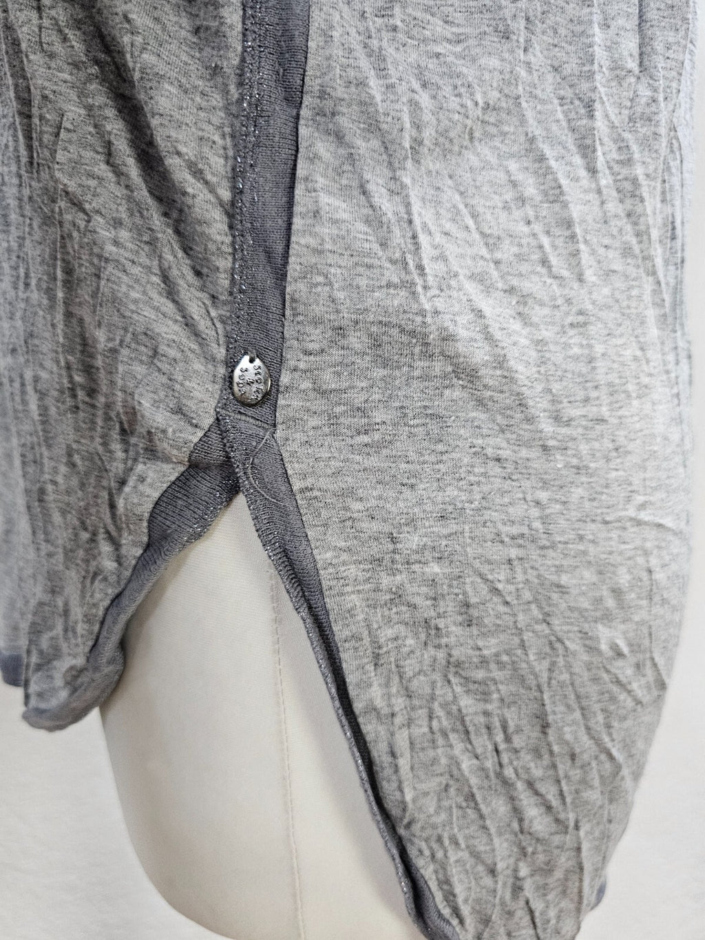 EK6184 Damen Langarmshirt von Maison Scotch, grau, Gr. 23