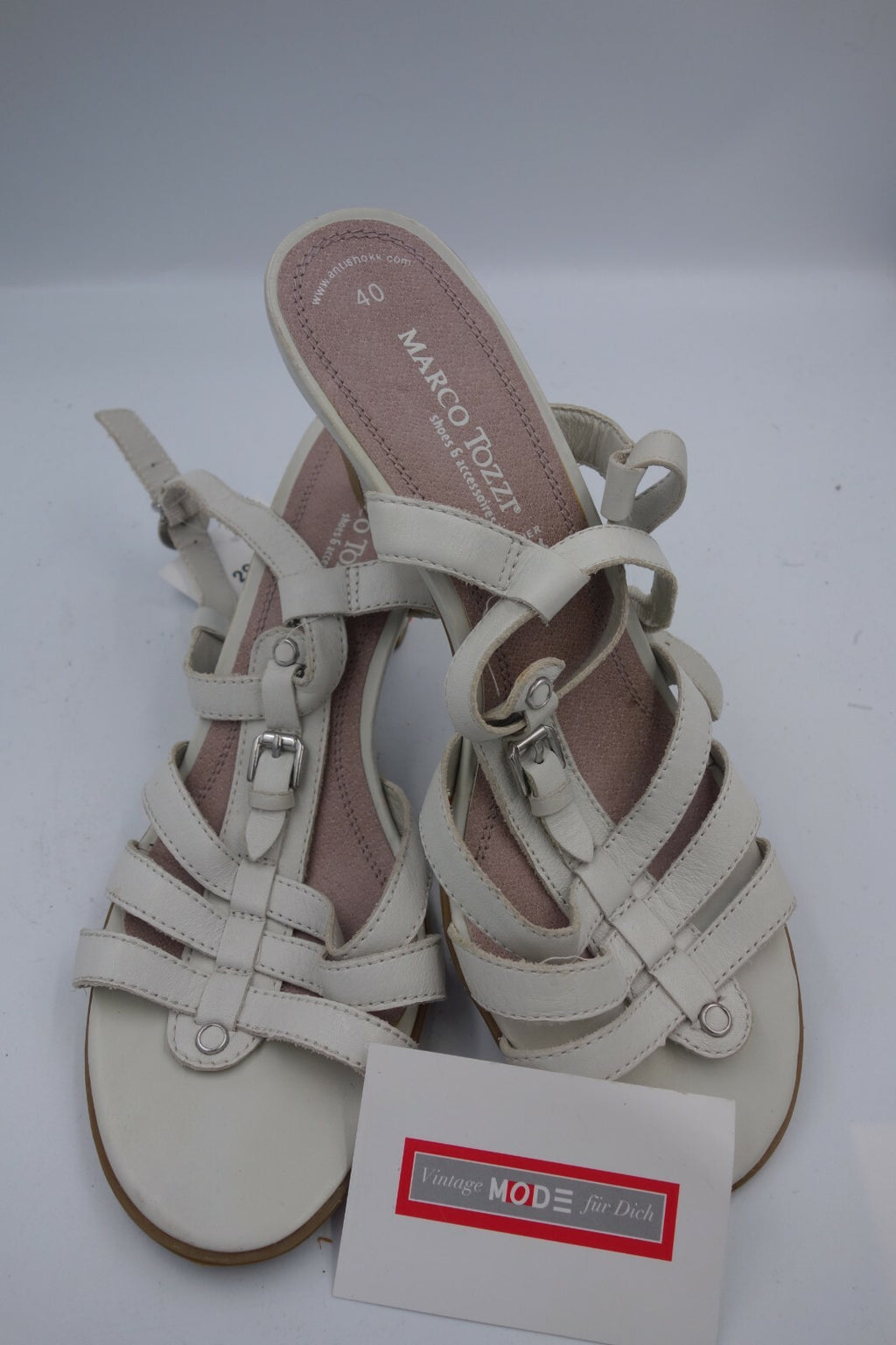 ES0481 Damen Sandalen von Marco Tozzi, weißlich, 400