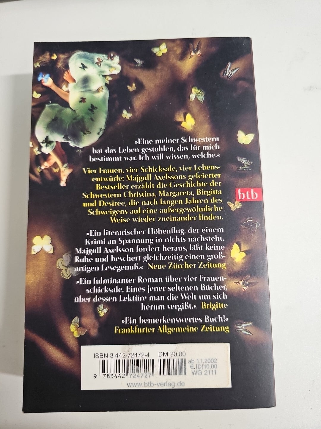 EB1631 Axelsson, Majgull - Die Aprilhexe - Taschenbuch 2