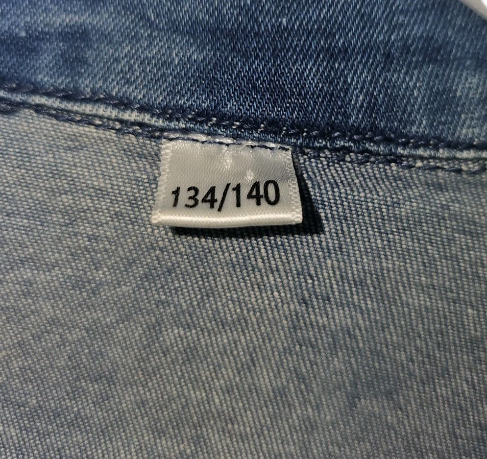 EK11039 Kinder Jeansjacke von Zeeman, Blau, Gr. 1341