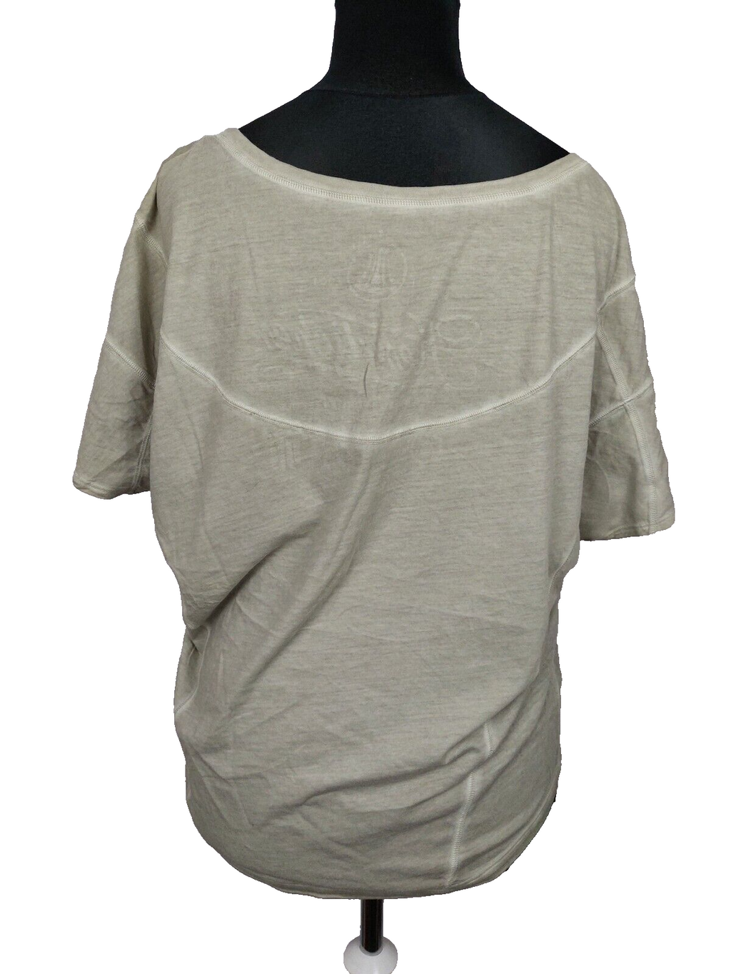 EK3863 Damen Oversize T-Shirt von herrlicher, grünbeige, Gr. S3