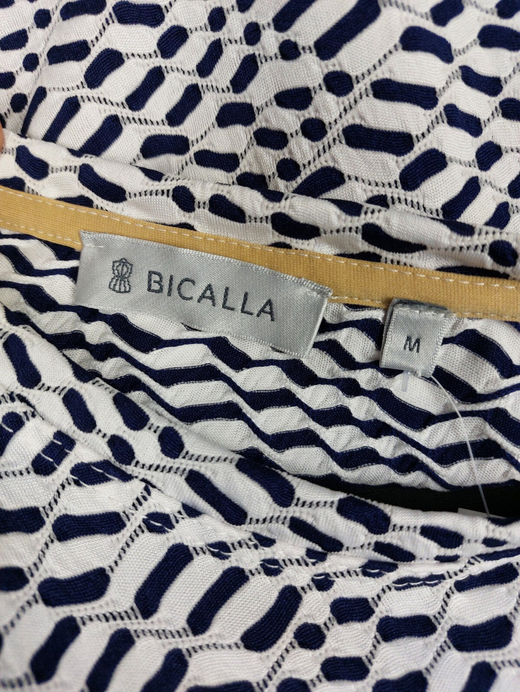 EK4289 Damen Bluse von Bicalla, weiß-blau, Gr.M4