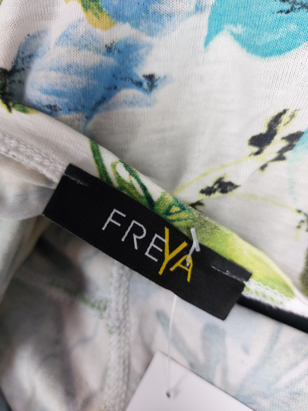 EK4101 Damen T-Shirt von Freya, weiß/grün/blau, Gr. M5