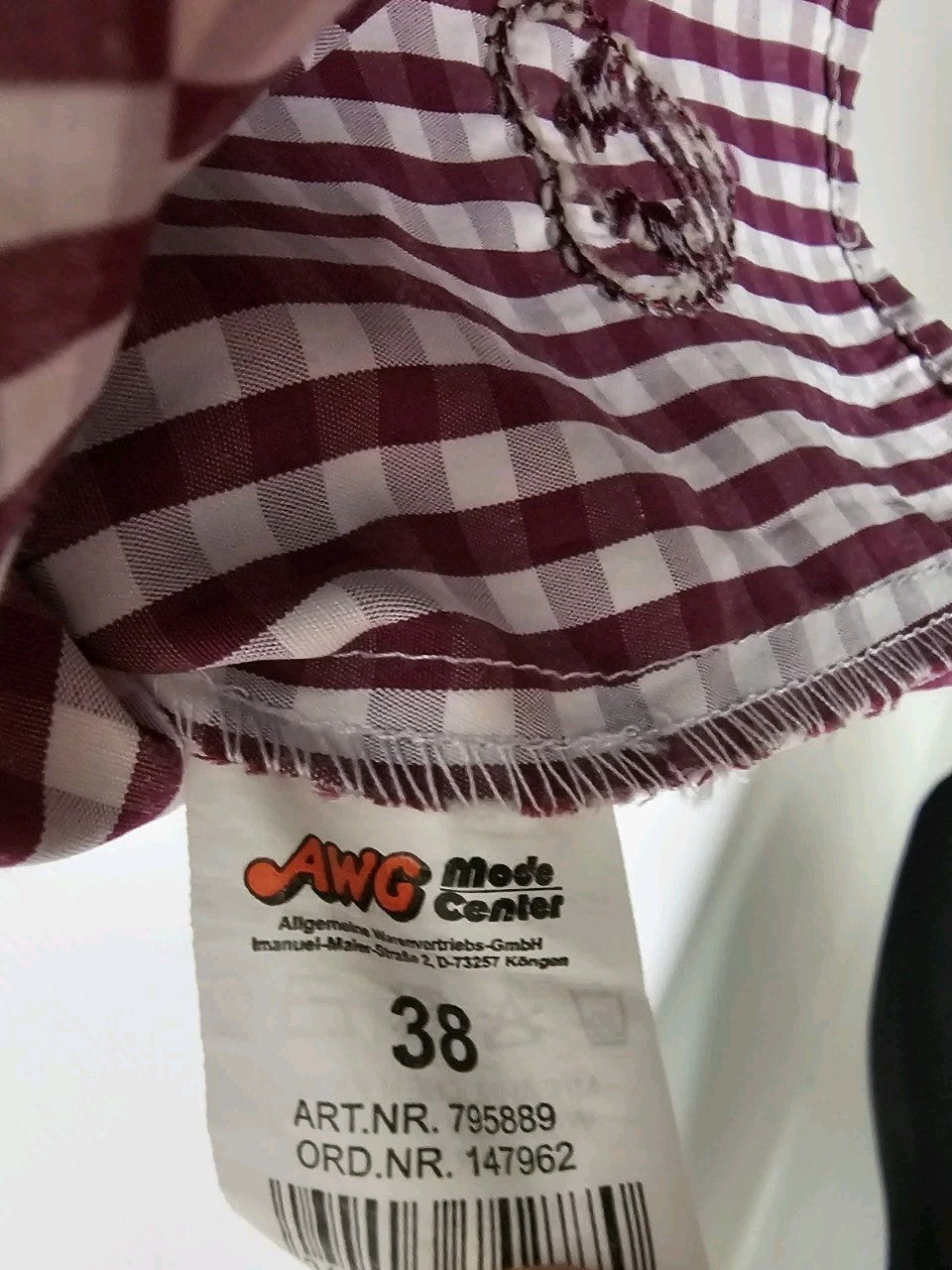 EK9245 Damen Bluse von Brandl Tracht, Rot, Gr. 383
