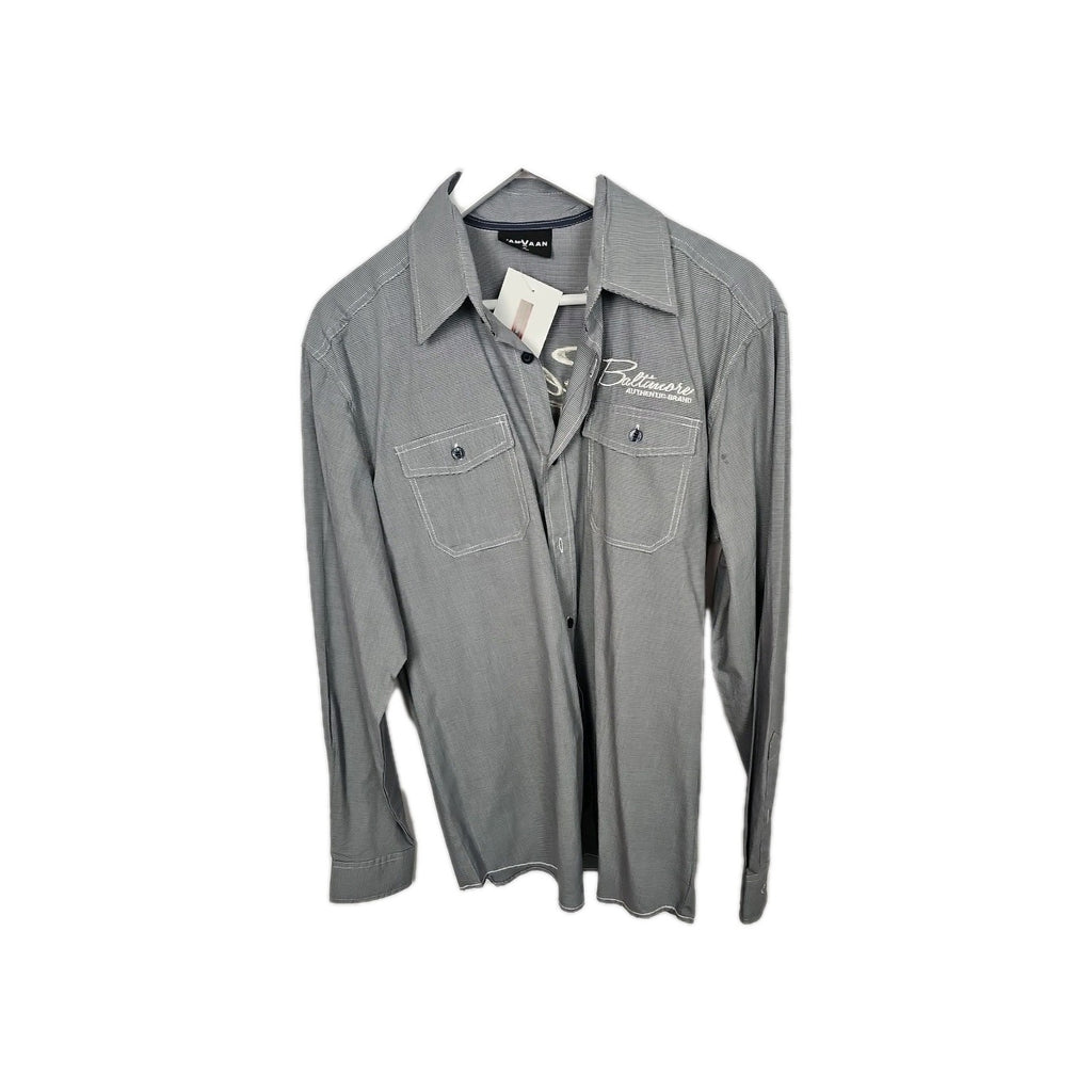 EK9208 Herrenhemd Van Vaan Gr.M Grau0