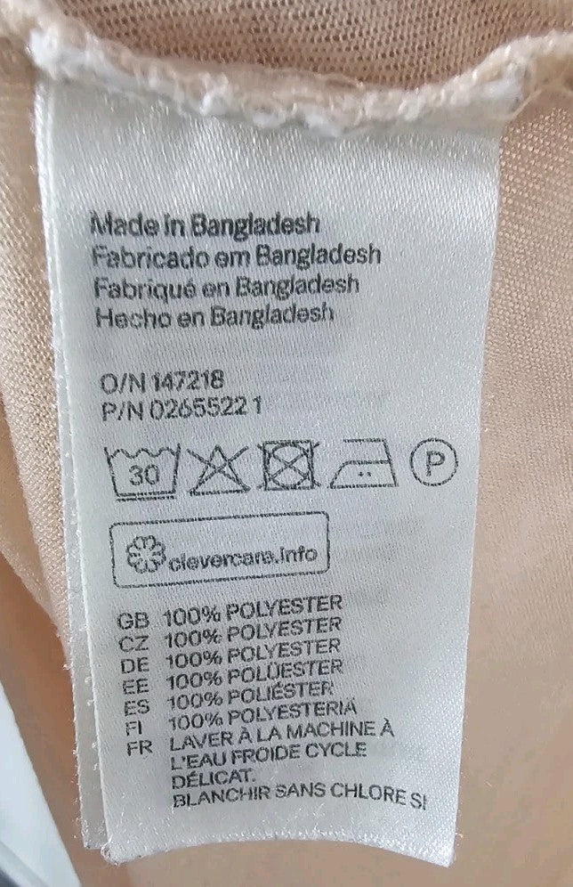 EK320 Damen Trägershirt von H&M, Beige, Gr. XS4