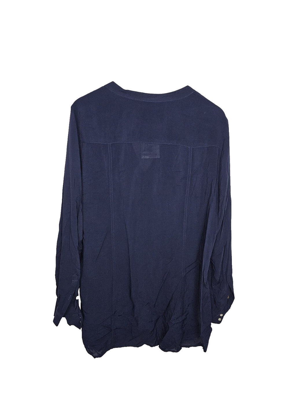 EK7399 Damen Bluse von H&M, Dunkelblau, Gr.483